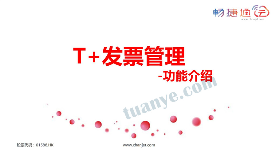 畅捷通T+专属云财务发票管理