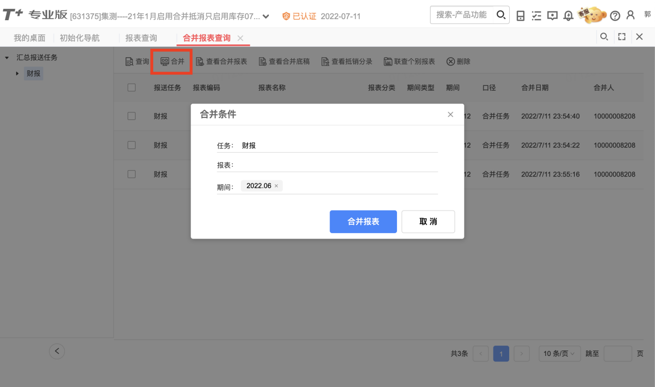 T+合并报表8